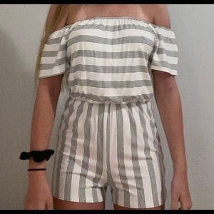 Off the shoulder romper